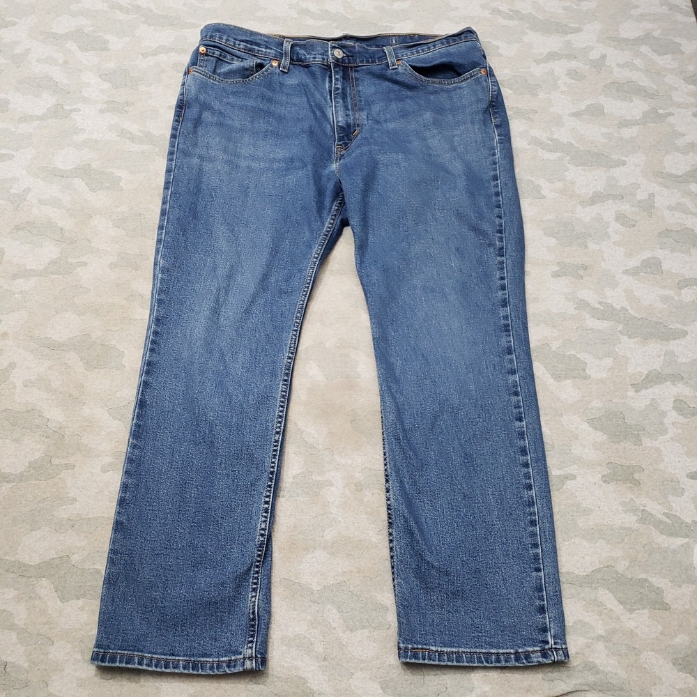 Levi's 511 Jeans Mens 38x30 Blue Pockets Slim Fit Stretch Denim Medium Wash